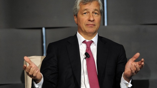 JP Morgan trader at computer