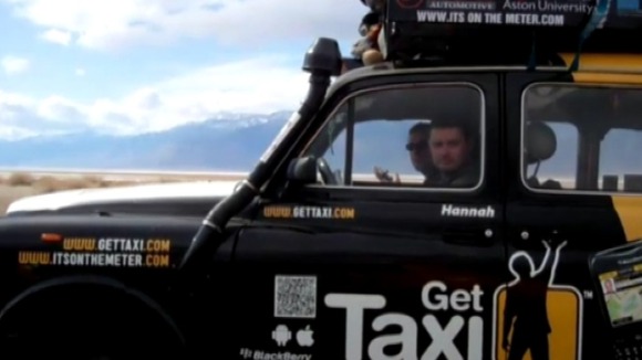 A Staffordshire man and two friends took a taxi ride round the world t raise moneu for the Red Cross