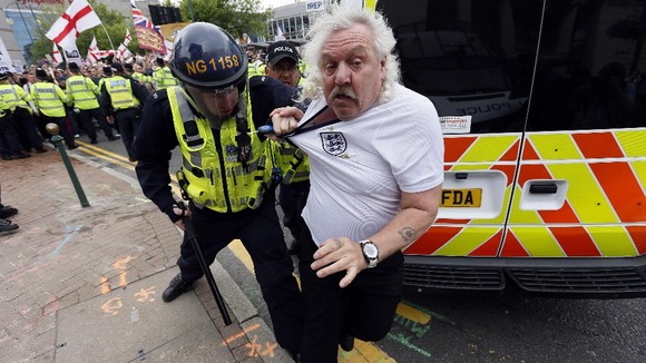 EDL protest