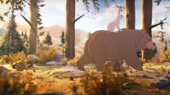 Disney style: A scene from the John Lewis upcoming Christmas ad campaign