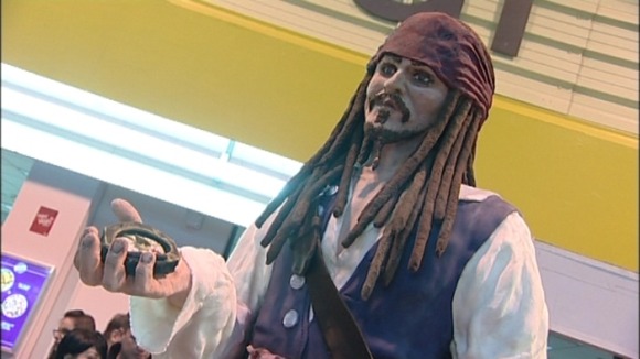 "Johnny Depp" has been entered in the large decorative exhibit section of the competition