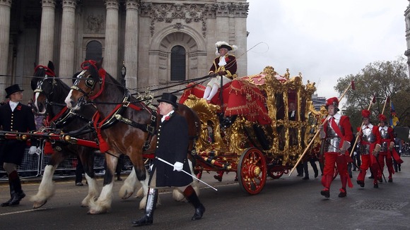 The Lord Mayor's coach actually broke down last year and has to be towed.