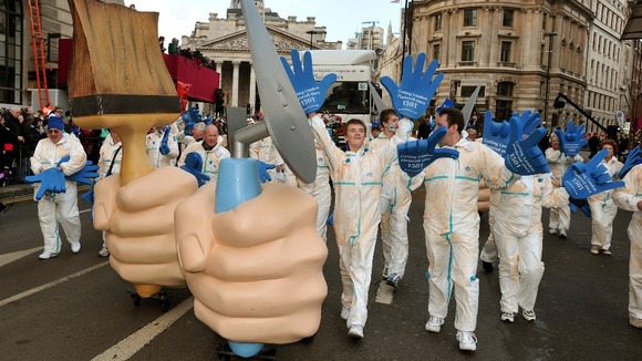 Part of the procession in 2009.