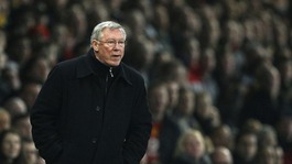 Sir Alex Ferguson at Old Trafford