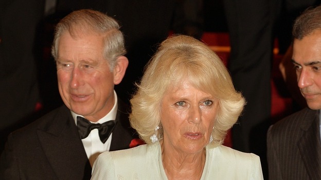 The Prince of Wales and the Duchess of Cornwall at the black tie fundraiser.