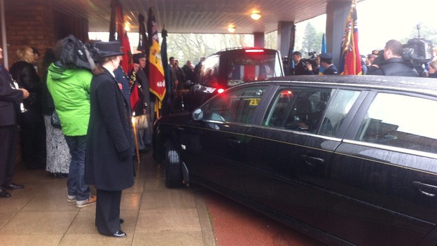 Funeral for war veteran