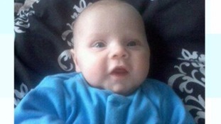 Adam Kightley denies killing his baby son Jamie