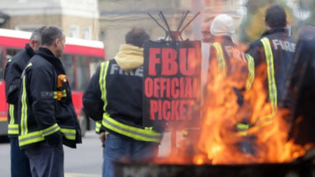 Firefighters will be striking once more over pensions