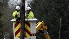 BT workers are aiming to restore phone services as soon as possible.