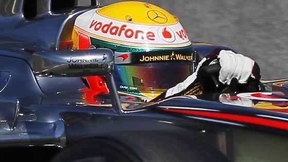 Lewis Hamilton during practice