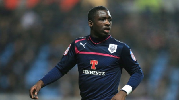 Jeffrey Monakana has been recalled by parent club Preston North End.