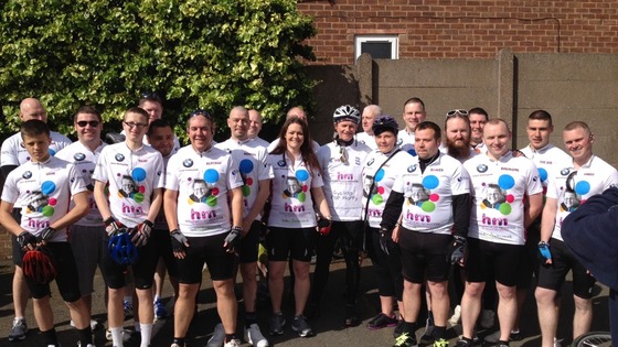Preparing for a 104 mile cycle ride to raise money for Help Harry Help Others charity