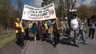 Protesters in Penderyn