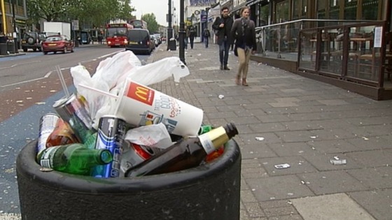 Clapham High Street was just one of many roads that took part in the countrywide experiment.