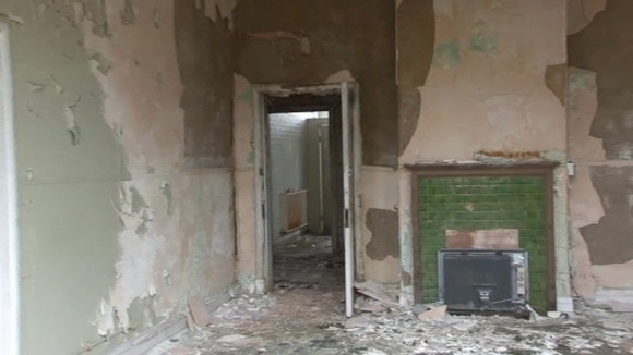 The hospital has suffered at the hands of the elements since its closure.