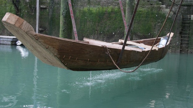 replica of bronze age boat