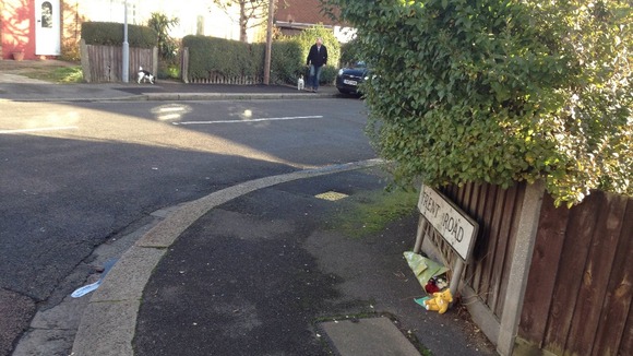 Trent Road in Luton where an elderly lady was stabbed.