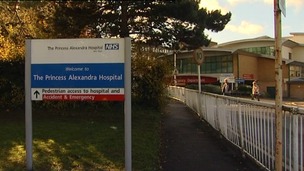 The Princess Alexandra Hospital in Harlow.
