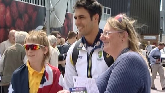 Australian bowler Mitchell Johnson has promised Alastair Cook a bumpy ride in this series.