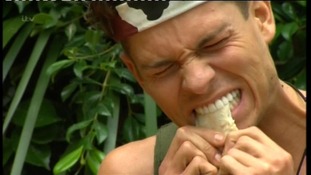 Joey Essex eating camel's toe.