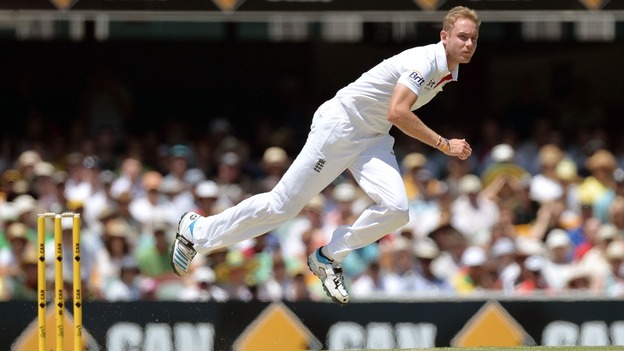 England bowler Stuart Broad took five wickets in an innings for the 11th time in his Test career.