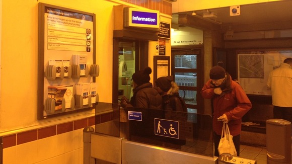 The ticket office at Boston Manor