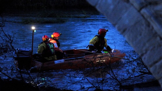 Search operation after a rowing boat overturned