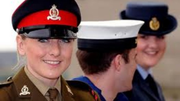 Army, Navy and RAF personnel