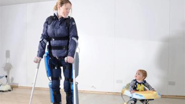 Caire Lomas at home with daughter, Maisie