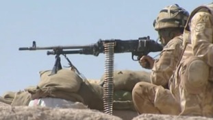 A soldier in Afghanistan