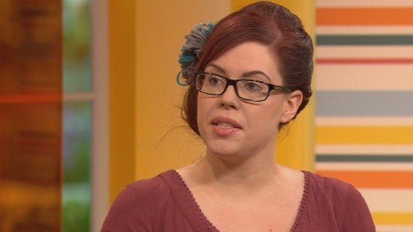 Body image expert Natasha Devon speaking on Daybreak.