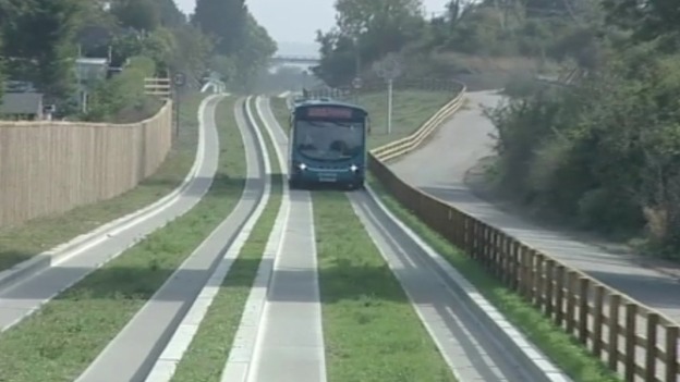 The Council says that are plenty of warning signs on the busway.