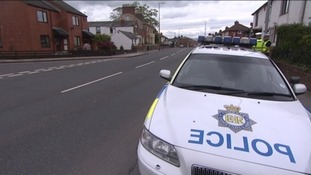 Police at the scene
