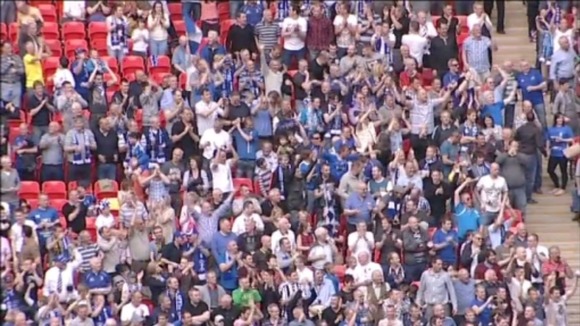 Fans at Wembley