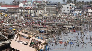 Scenes of devastation after Typhoon Haiyan battered Tacloban city