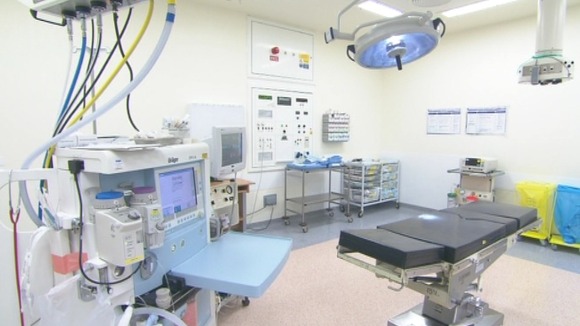 Work's started on a £500,000 training unit at a hospital in Bury St Edmunds.