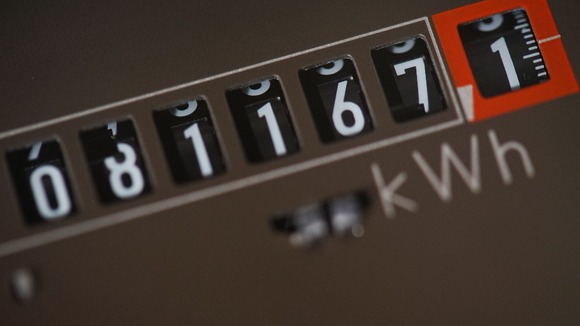 An electricity meter.