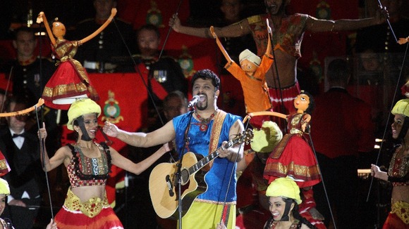 Just one of the many acts that made up the Jubilee Pageant