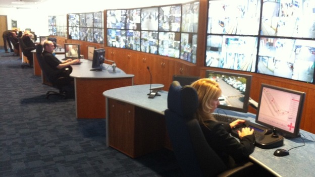 Pictures from inside the anti social command centre