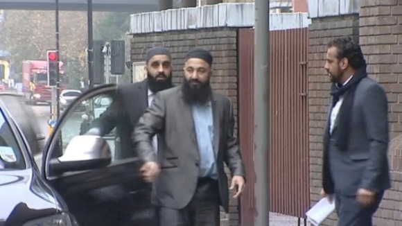 Tayyab Subhani and Mohammed Safdar arrive at Chelmsford Crown Court this morning.