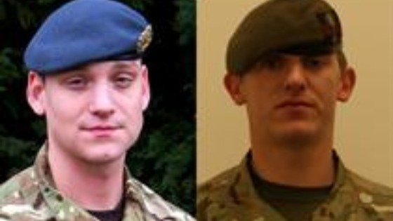 Corporal Brent John McCarthy and Lance Corporal Lee Thomas Davies 