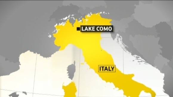 Lake Como, Italy, Glenys Turner could have been found