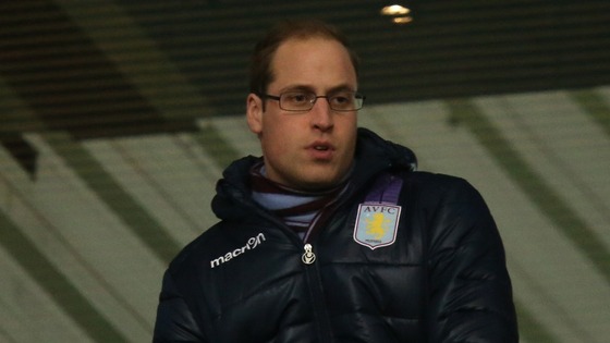 Принц Уильям на матче