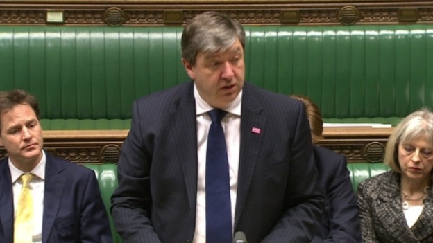 Scottish Secretary Alastair Carmichael gives a statement in the House of Commons