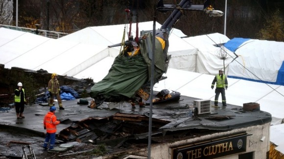 escue teams have successfully lifted the wreckage from the pub