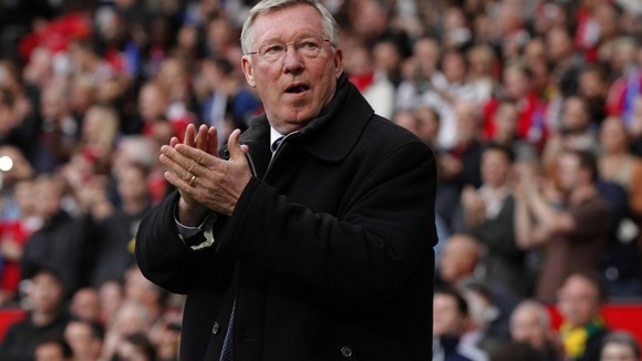 Alex Ferguson, who the banner was aimed at