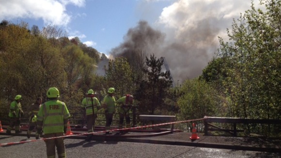 Fire in Blaenau Gwent