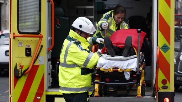 Hospitals are too full to accept patients brought in ambulances.