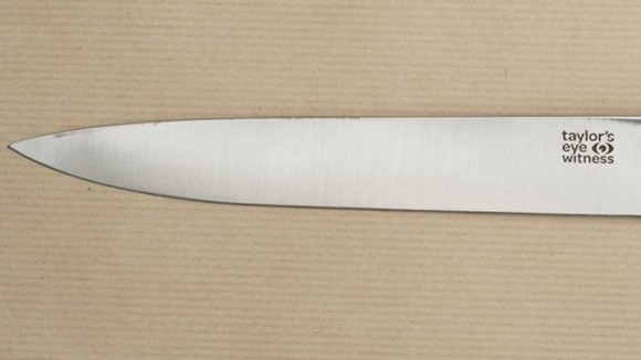 The jury in the Lee Rigby murder trial were shown images of knives found at the scene.