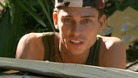 Joey Essex inspects the stick insect.